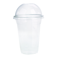 Clear PLA dessert cup 400ml 85mm  H117mm