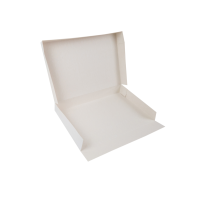 Boîte plateau lunch carton blanc 42 x 29 x 6 cm
