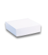 White cardboard pastry box  250x250mm H100mm
