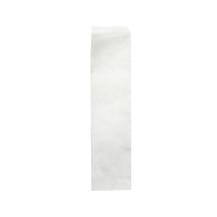 Kraft/white paper bag greaseproof open on 2 sides