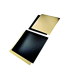 Base rectangular doble cara oro/negro 300x400mm