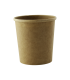 Kraft cardboard cup for hot and cold foods