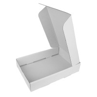 Caja apertivos/snacks cartón blanco microcanal    H60mm
