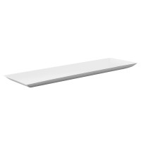 Plato rectangular de pulpa blanco "BioNchic" 270x90mm