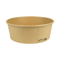 Buckaty" salad bowl in bamboo fiber (non-greasy use) - 300gsm+10G Water based