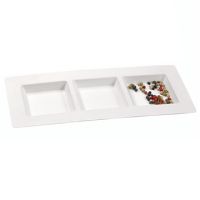 Plato de pulpa 3 compartimentos “Tapas” 260x110mm