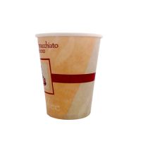 Vaso de cartón marrón decoración PasiónH92mm 280ml