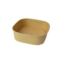 Ensaladera cuadrada multiusos Kraft 170x170mm H66mm 1200ml