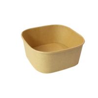 Ensaladera cuadrada multiusos Kraft 170x170mm H75mm 1400ml