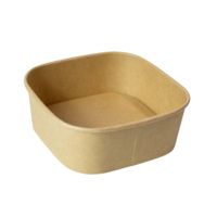 Ensaladera cuadrada multiusos Kraft 130x130mm H50mm 500ml