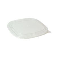 Tapa de PET para ensaladera cuadrada130x130mm