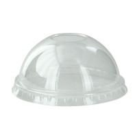 Tapa cúpula transparente de plástico PET  H36mm