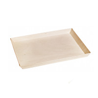 Bandeja de madera rectangular "Samouraï" 384x278mm H27mm