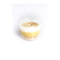 Vasito redondo transparente "Bodega" en PS  H58mm 200ml