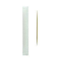 Palillo de dientes de madera enfundados individualmente  H65mm