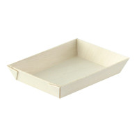 Bandeja de madera rectangular "Samouraï" 87x61mm H15mm
