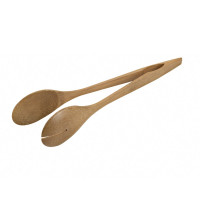 Pinza cuchara de bambú para servir  H250mm