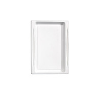 Bandeja de pulpa blanca formato Atlas 1/2 273x193mm H19mm