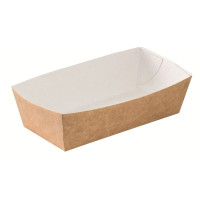 Barquilla de cartón Kraft 140x65mm H42mm 460ml