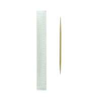 Palillo de dientes de madera enfundados individualmente  H65mm