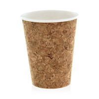 Vaso de cartón y corcho  H136mm 470ml