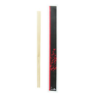 Palillos chinos de madera envueltos 2 unidades  H203mm