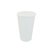 Vaso de cartón blanco  H108mm 350ml