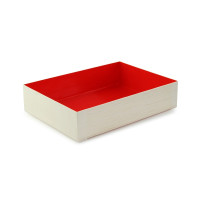 Caja de madera redonda para 9 macarrones 165x120mm H36mm