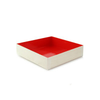 Caja de madera para 12 Macarrones 160x160mm H36mm