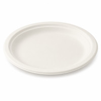 Plato ovalado de caña de azucar 260x195mm H20mm