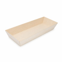 Bandeja de madera rectangular "Samouraï" 215x90mm H28mm