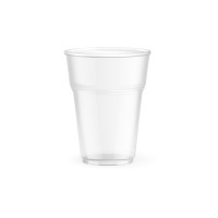 Vaso de postre de plástico PLA transparente  H85mm 250ml