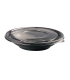 Insalatiera rotonda base nera + coperchio  H30mm 750ml