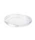 Couvercle plat transparent en plastique PET  H13mm