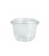 Clear round PET plastic dessert cup   H114mm 500ml