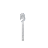 "Firstclass" transparent PS plastic spoon individually wrapped 155