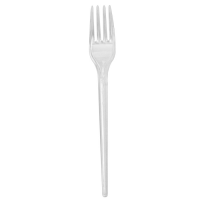 Transparent PS plastic fork  165