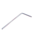 Flexible red striped PP plastic straw  H210mm