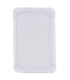 Assiette rectangulaire en carton blanc 130x200mm