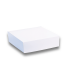 Caja pastelera blanca 250x250mm H80mm