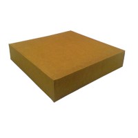 Caja pastelera de cartón kraft 320x320mm H50mm