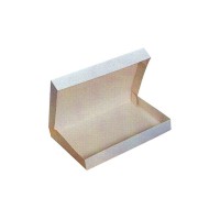 White cardboard lunch box