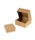 Kraft/brown cardboard pastry box 180x180mm H80mm