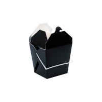Caja pasta negra con asas 750 ml 10 x 9,3 x 10,4 cm