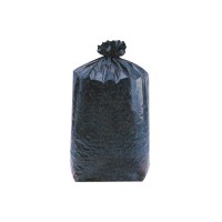 Black PEBD bin bag 420x380mm H1 200mm 160000ml