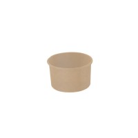 Pot carton fibre de bambou chaud et froid 120ml Ø75mm  H50mm