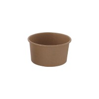Kraft paper cup for hot and cold foods 270ml Ø96mm  H53mm