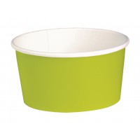 "Buckaty" round green cardboard salad bowl 900ml 150mm  H75mm