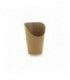Kraft brown cardboard wrap cup  H117mm 230ml