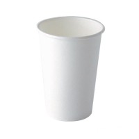 Vaso de cartón blanco 450 ml de diámetro: 9 cm 9 x 6 x 13,7 cm